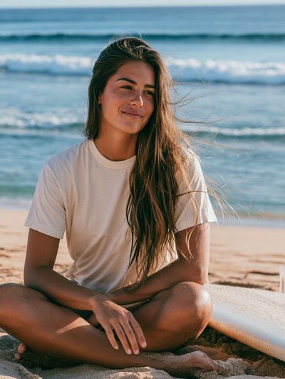 Beach Portrait Photography Poster.