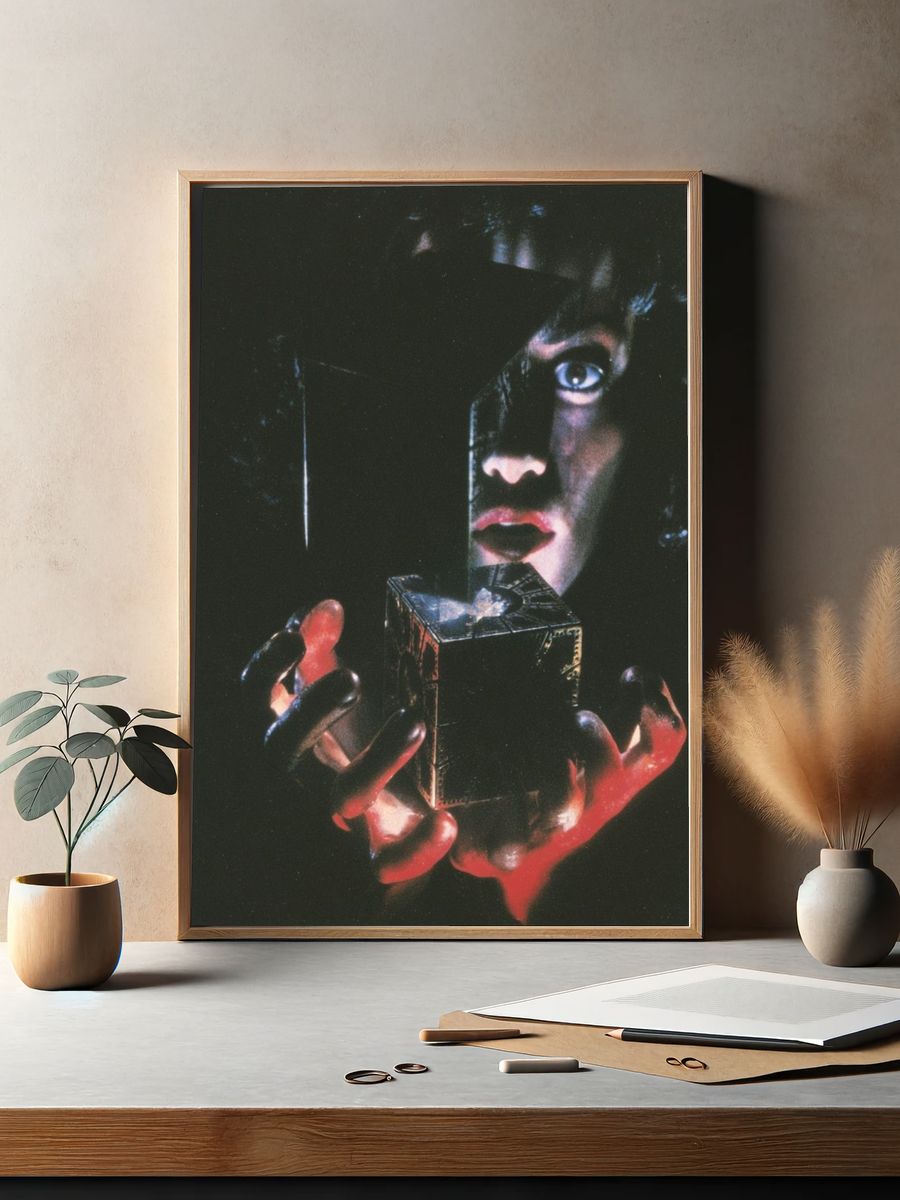 Dark Surreal Portrait Print. — room view 2