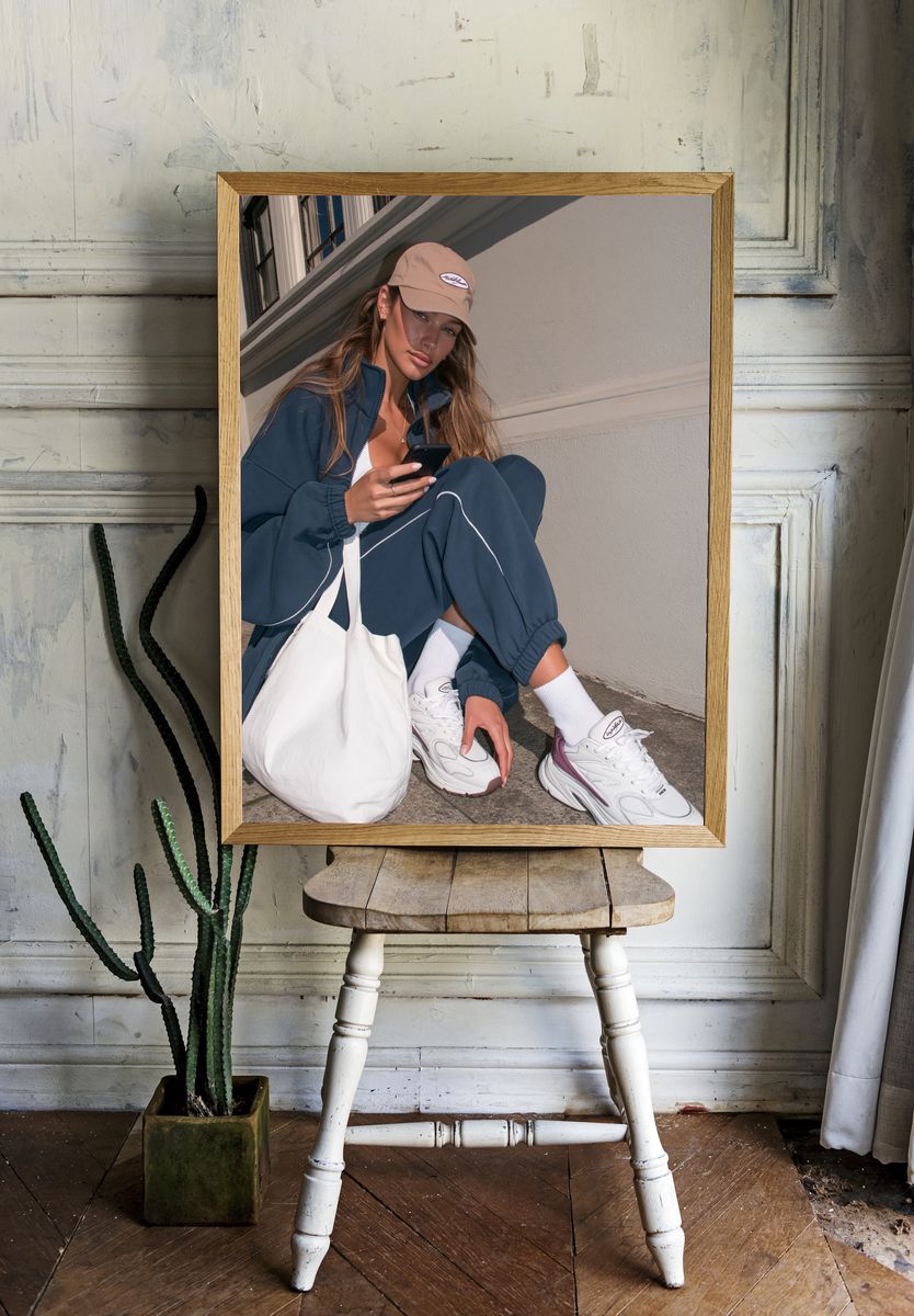 Streetwear Portrait Photography Poster. — room view 1