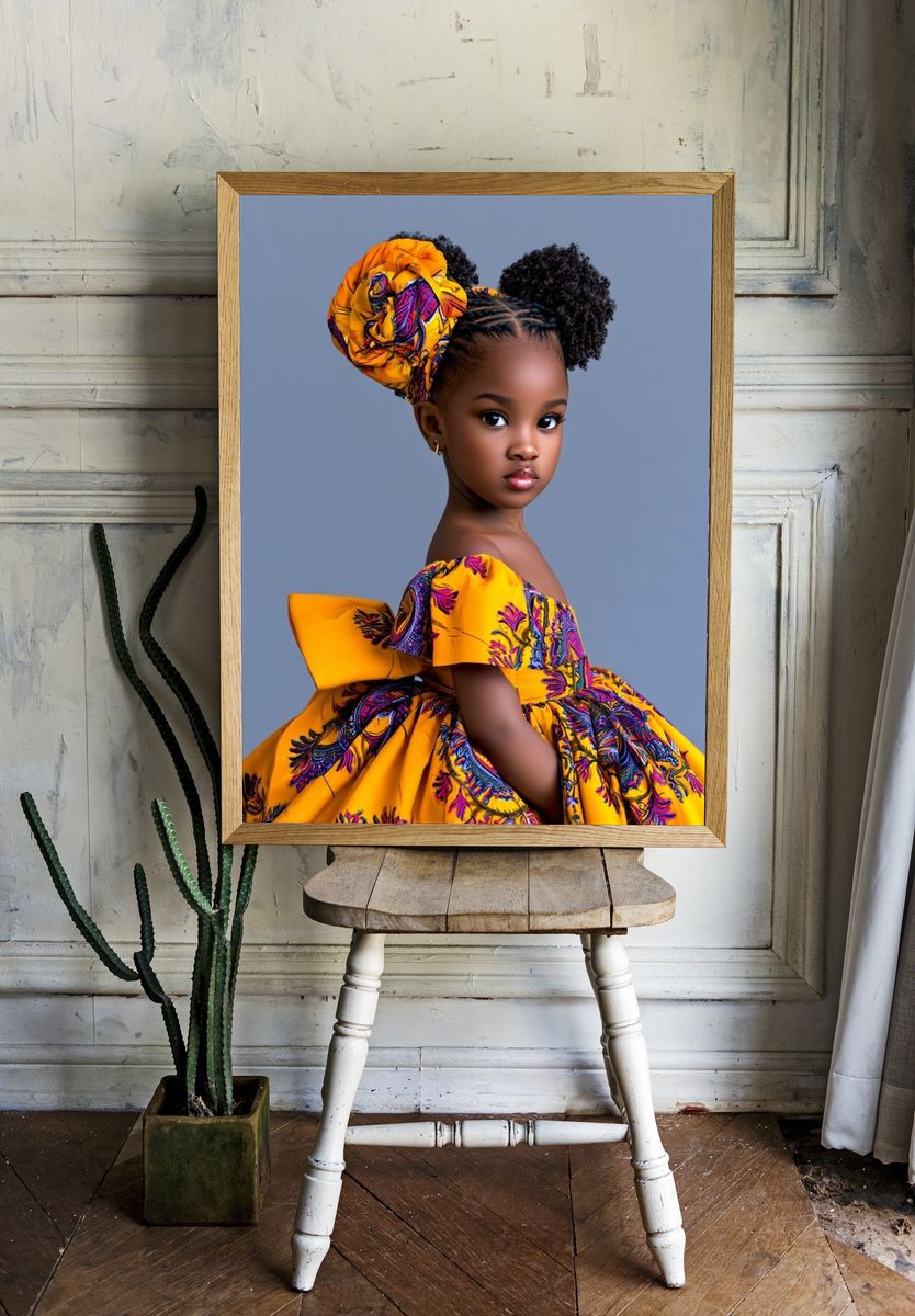 African Child Portrait Photography Poster. room preview