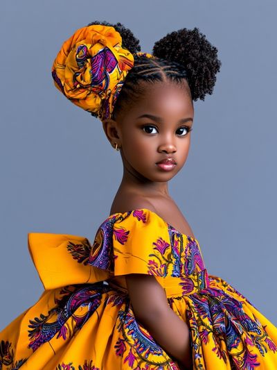 African Child Portrait Photography Poster. poster