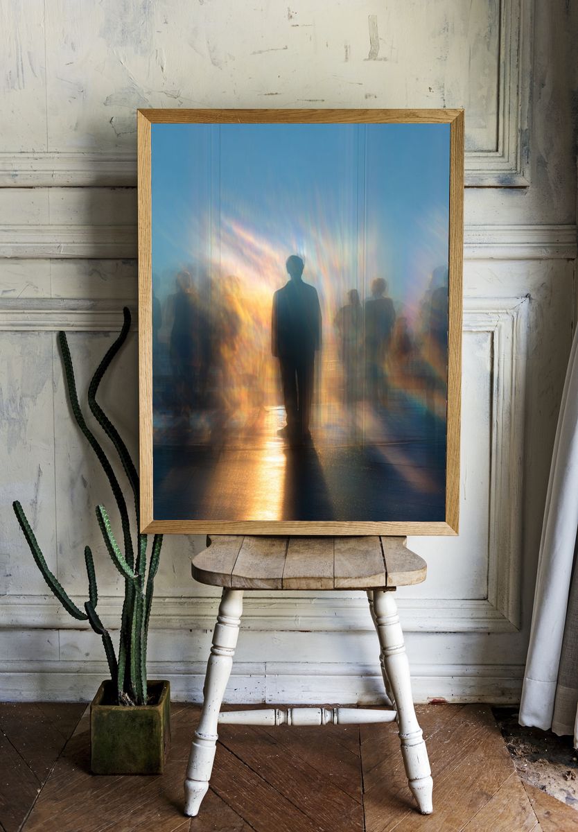Dreamlike Silhouettes Photography Poster. — room view 1