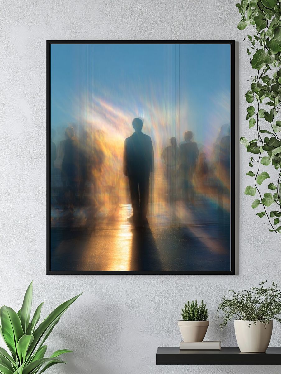 Dreamlike Silhouettes Photography Poster. — room view 4