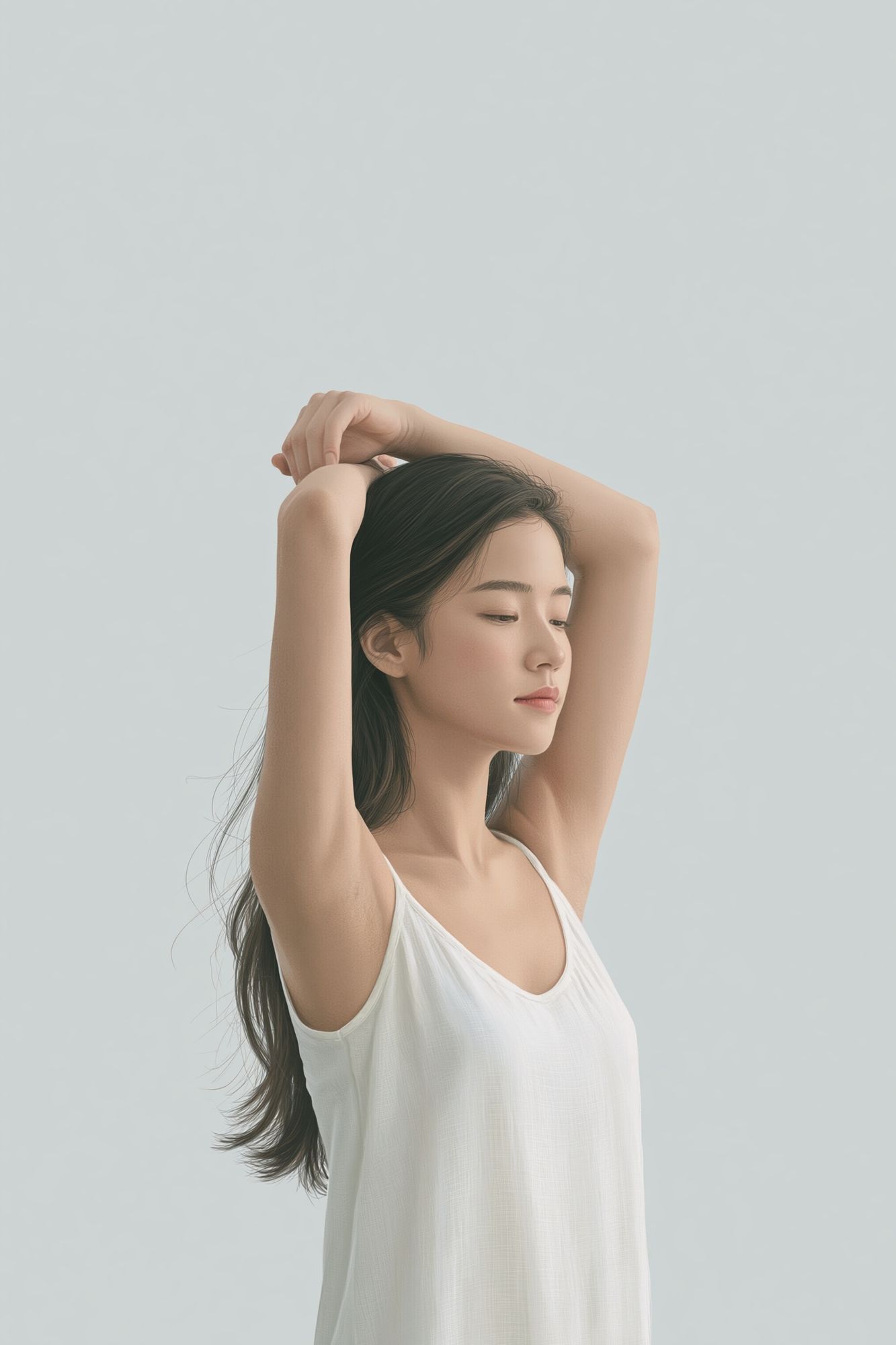 Serene Portrait Photography Poster. poster detail