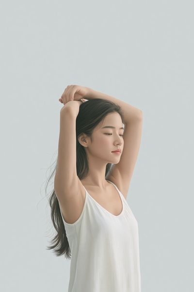 Serene Portrait Photography Poster. poster