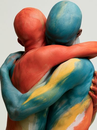 Colorful Embrace Photography Poster.