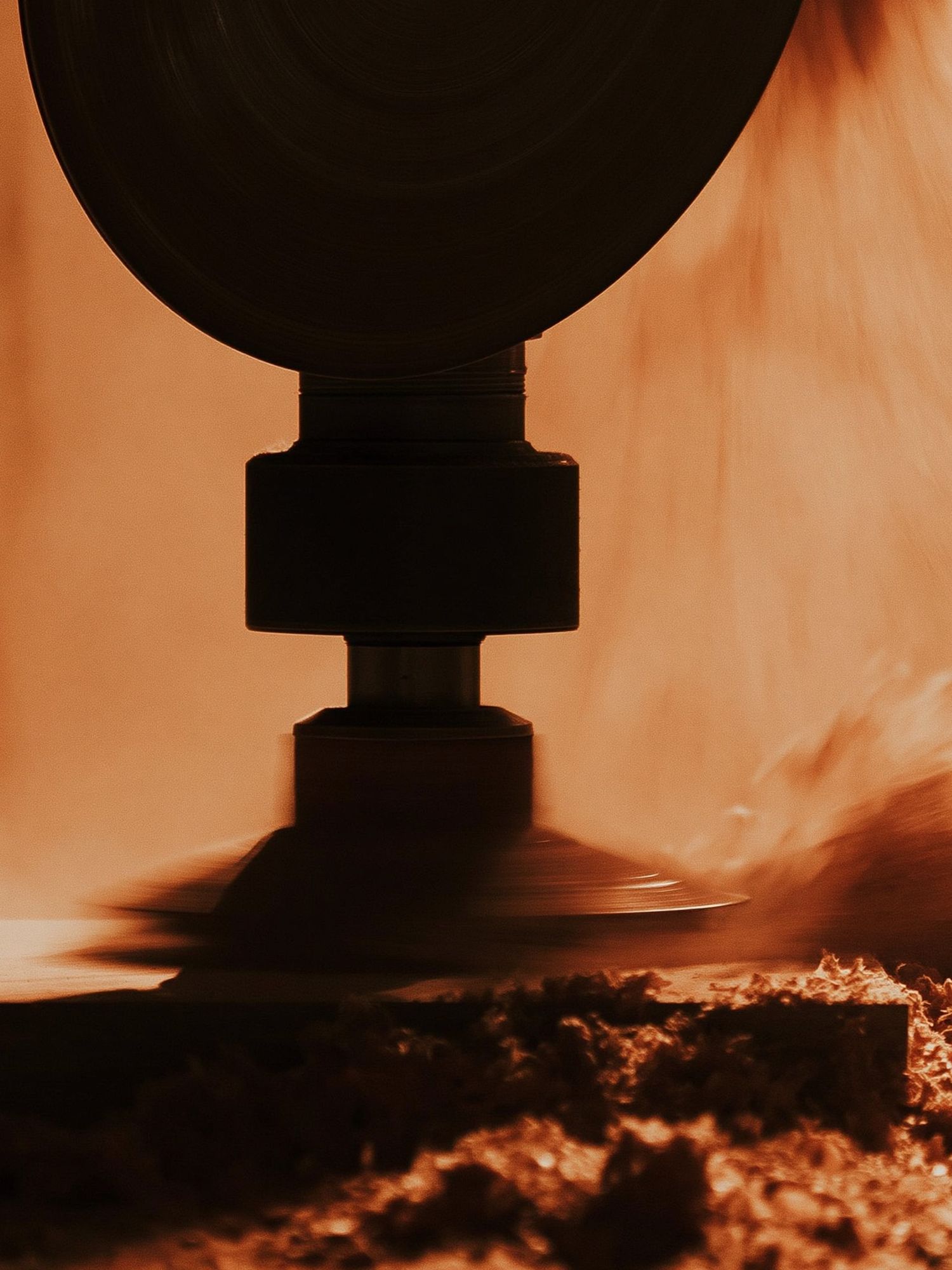 Industrial Machine Motion Photography Poster. poster detail