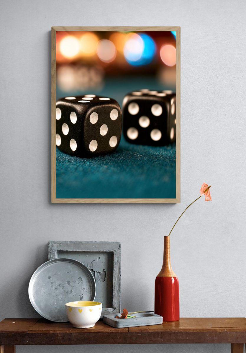 Black Dice Photography Poster. — room view 3