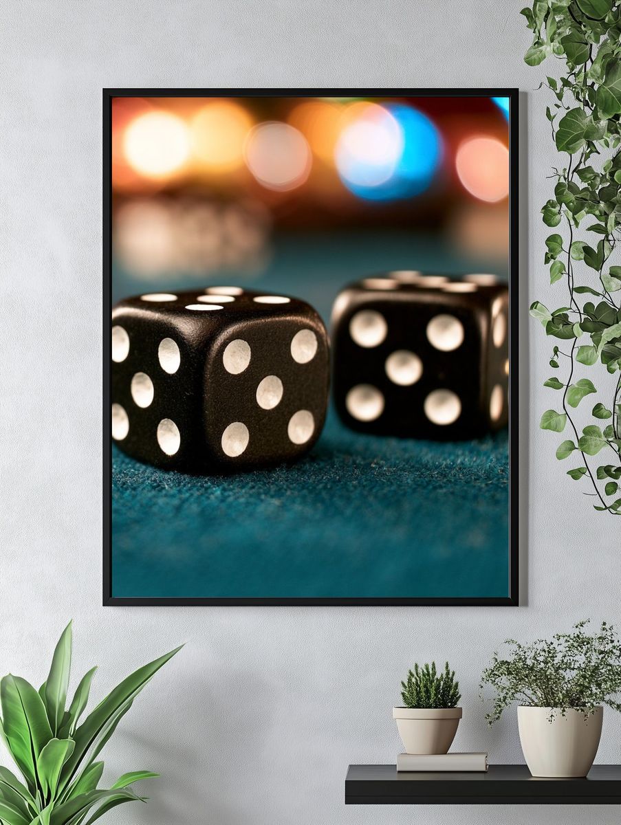 Black Dice Photography Poster. — room view 4