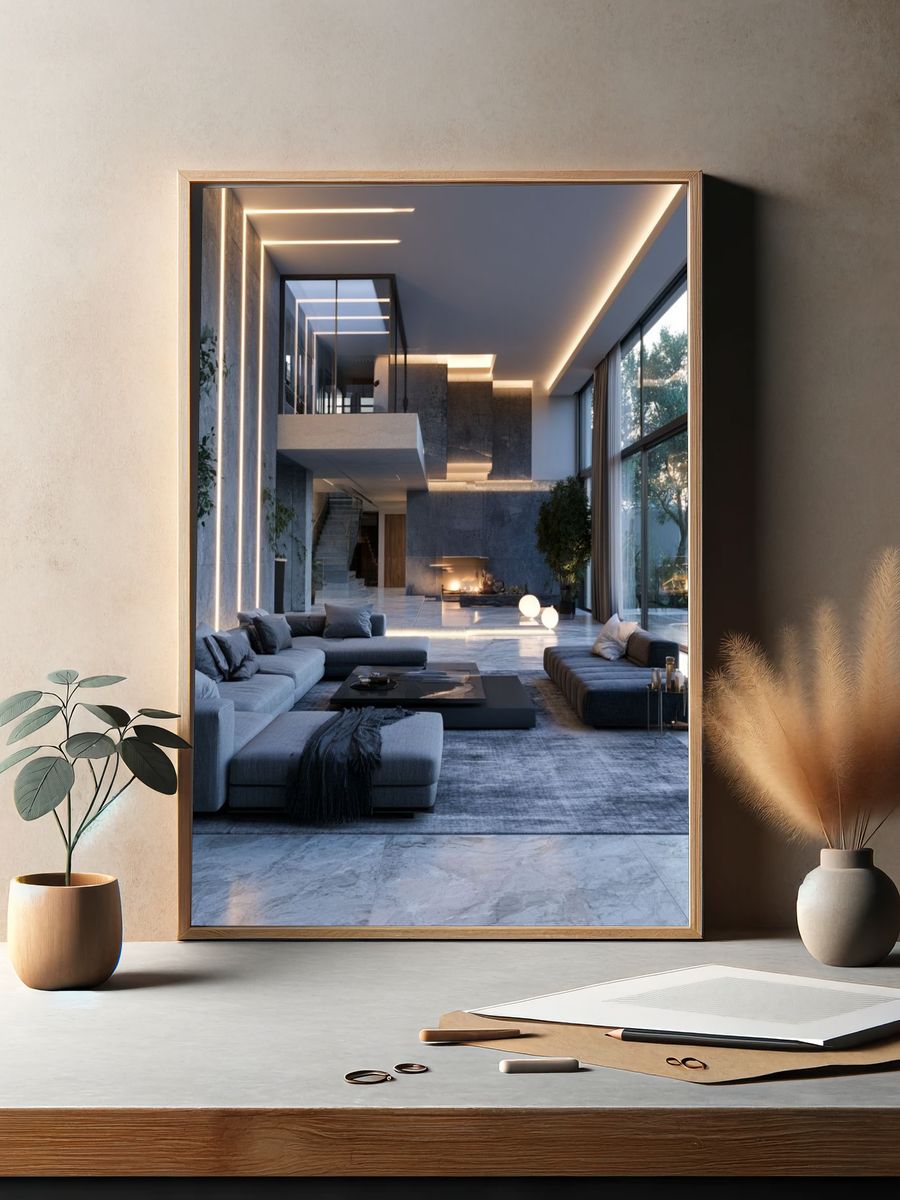 Modern Luxury Interior Photography Poster. — room view 2