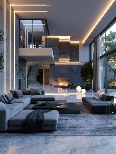 Modern Luxury Interior Photography Poster.