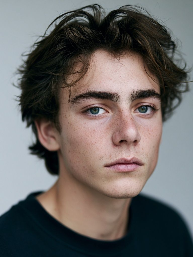 Freckled Portrait Photography Poster. poster — photography art