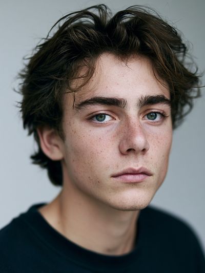Freckled Portrait Photography Poster.