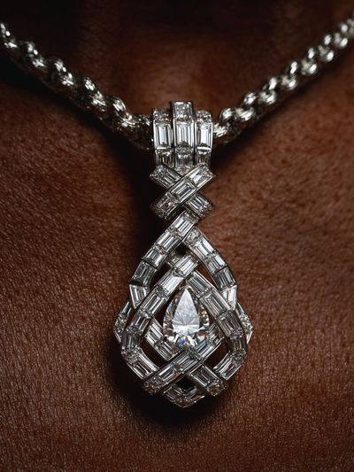 Diamond Pendant Luxury Photography Poster.