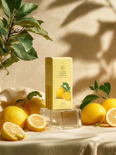 Lemon Still Life Photography Poster.