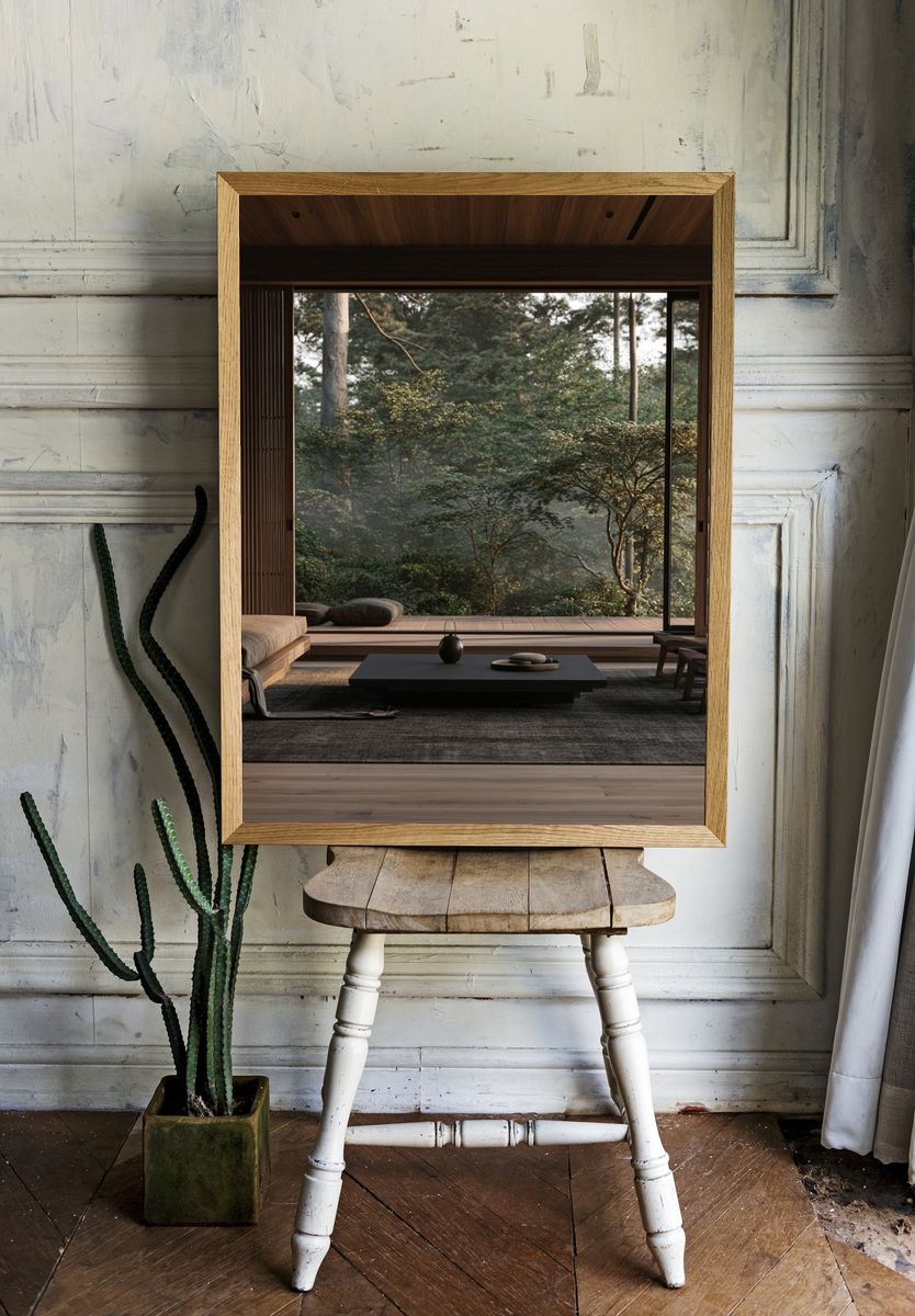 Zen Forest Interior Print. room preview