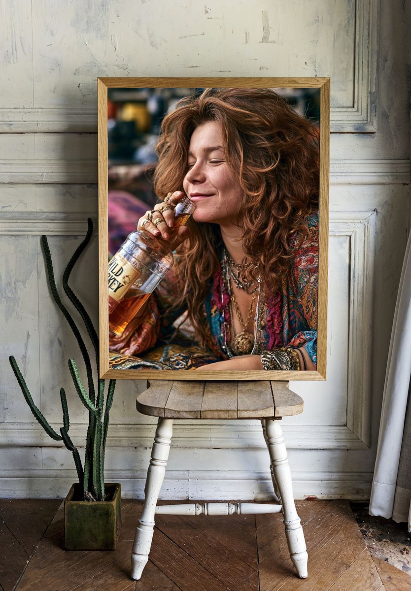 Bohemian Portrait Photography Poster. — room view 1