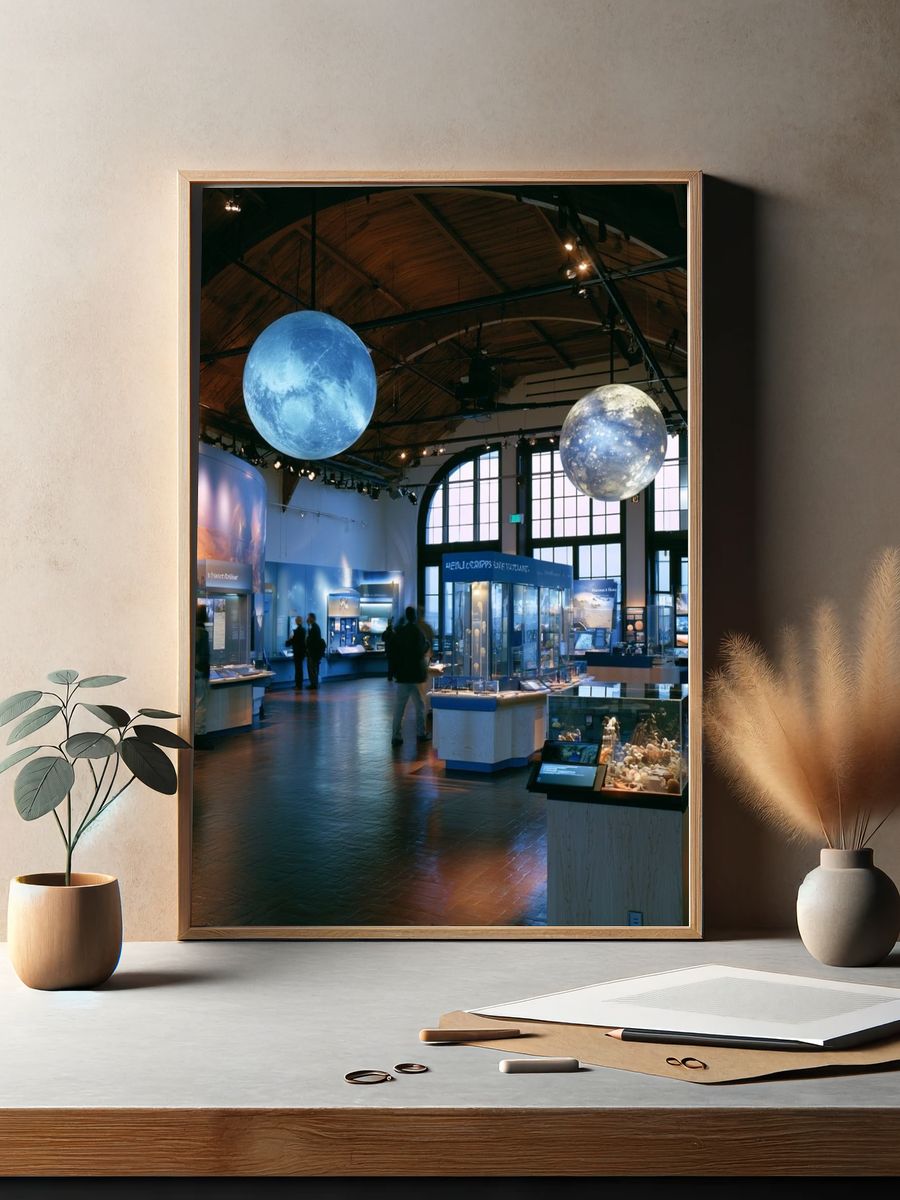 Planetarium Exhibit Photography Poster. — room view 2