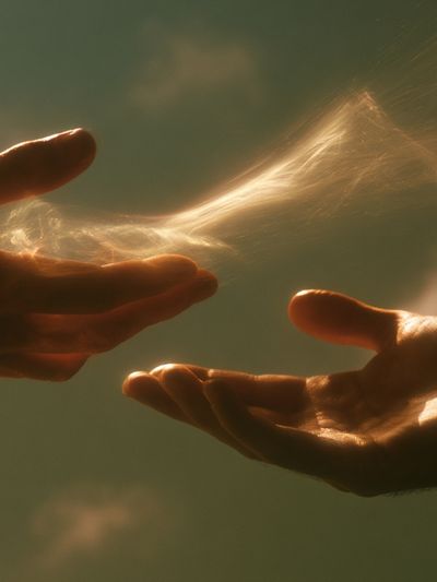 Hands and Light Photography Poster. poster