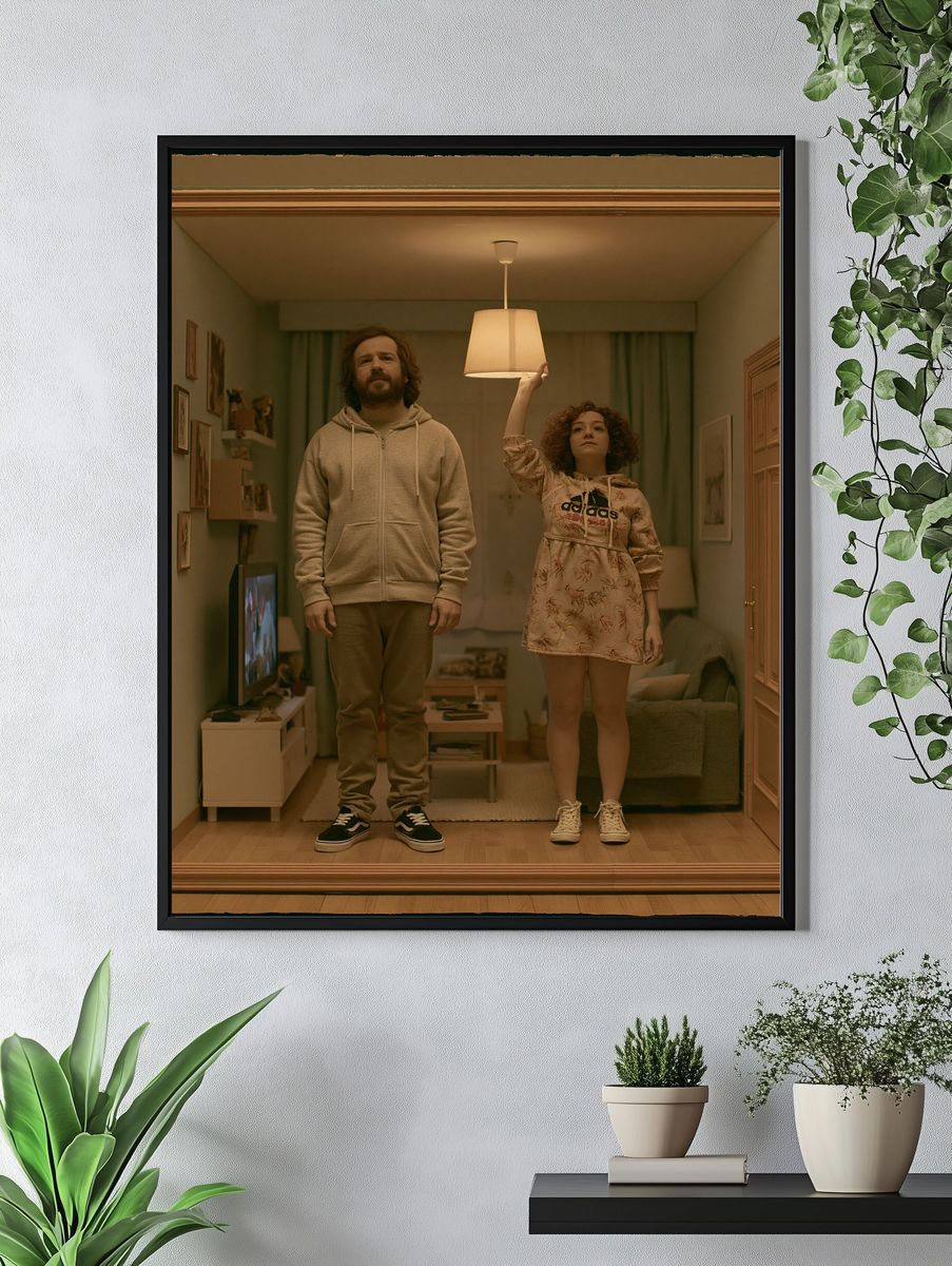 Surreal Living Room Portrait Poster. — room view 4