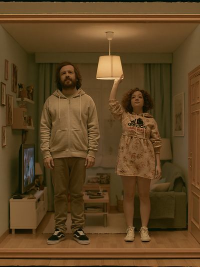 Surreal Living Room Portrait Poster.