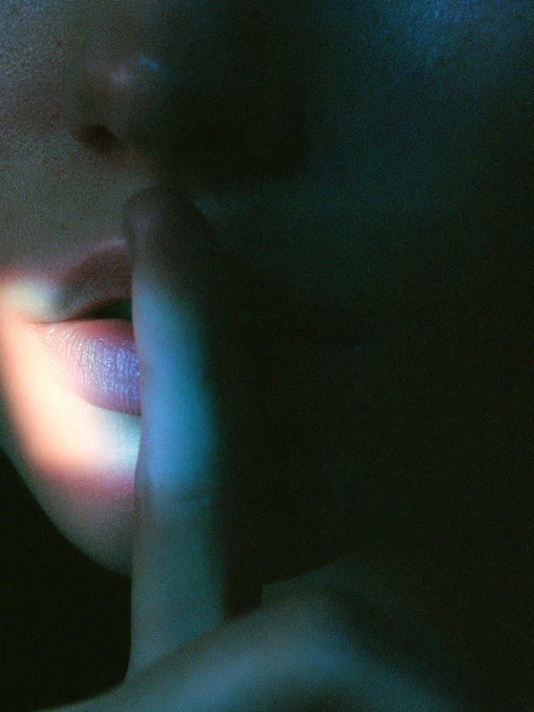 Dreamy Face Close-Up Photography Poster. poster — photography art