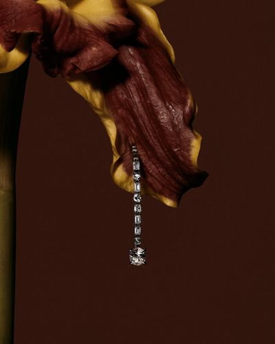 Abstract Floral Jewel Poster. poster