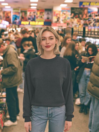 Bookstore Portrait Photography Poster.