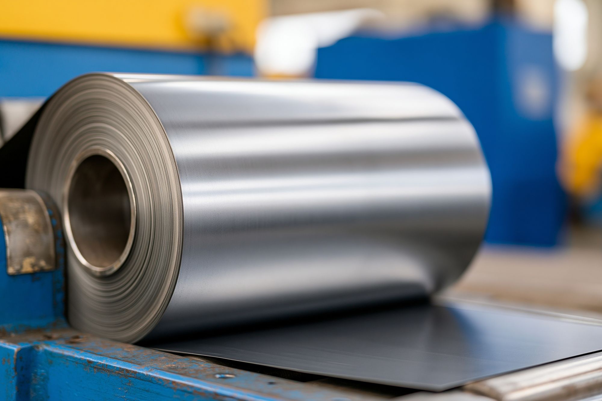 Industrial Steel Coil Photography Poster. poster detail