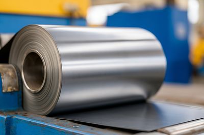 Industrial Steel Coil Photography Poster.