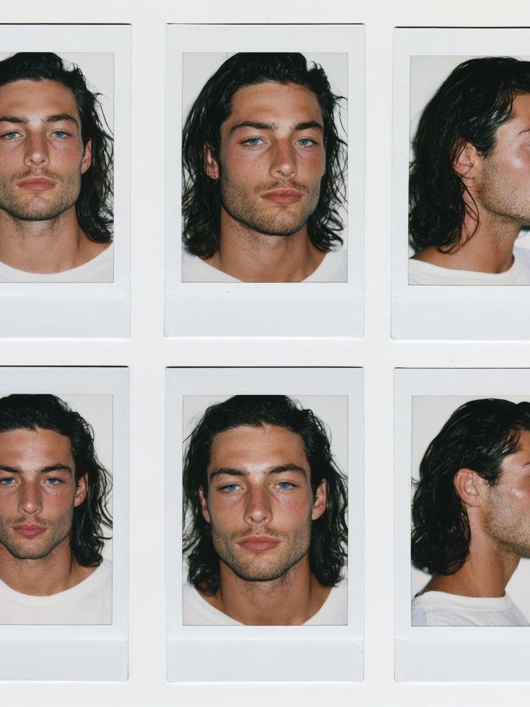 Polaroid Portrait Grid Photography Poster. poster — photography art