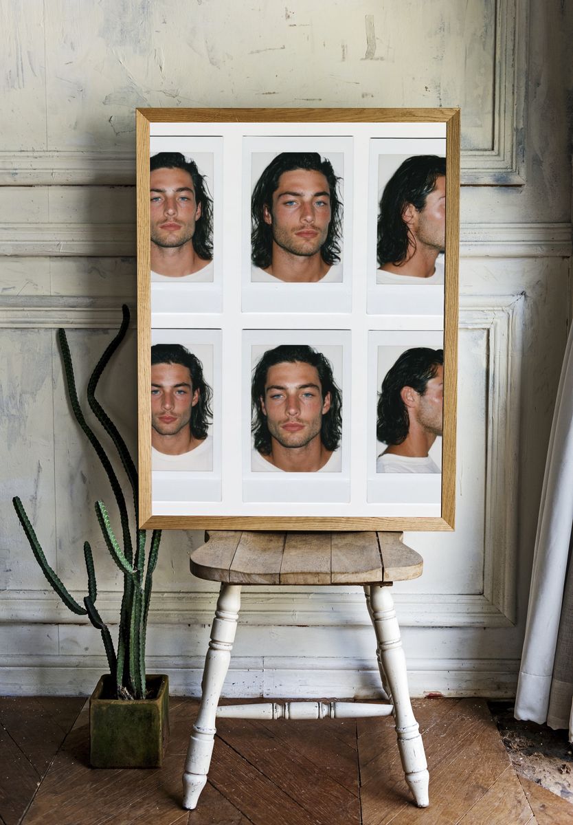 Polaroid Portrait Grid Photography Poster. room preview