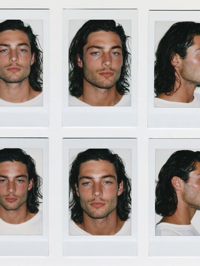Polaroid Portrait Grid Photography Poster.