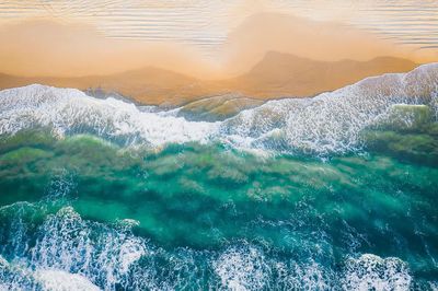 Beautiful coastline clear sea water. poster print