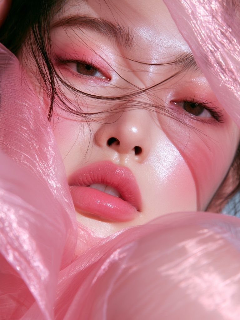 Pink Portrait Photography Poster. poster — photography art