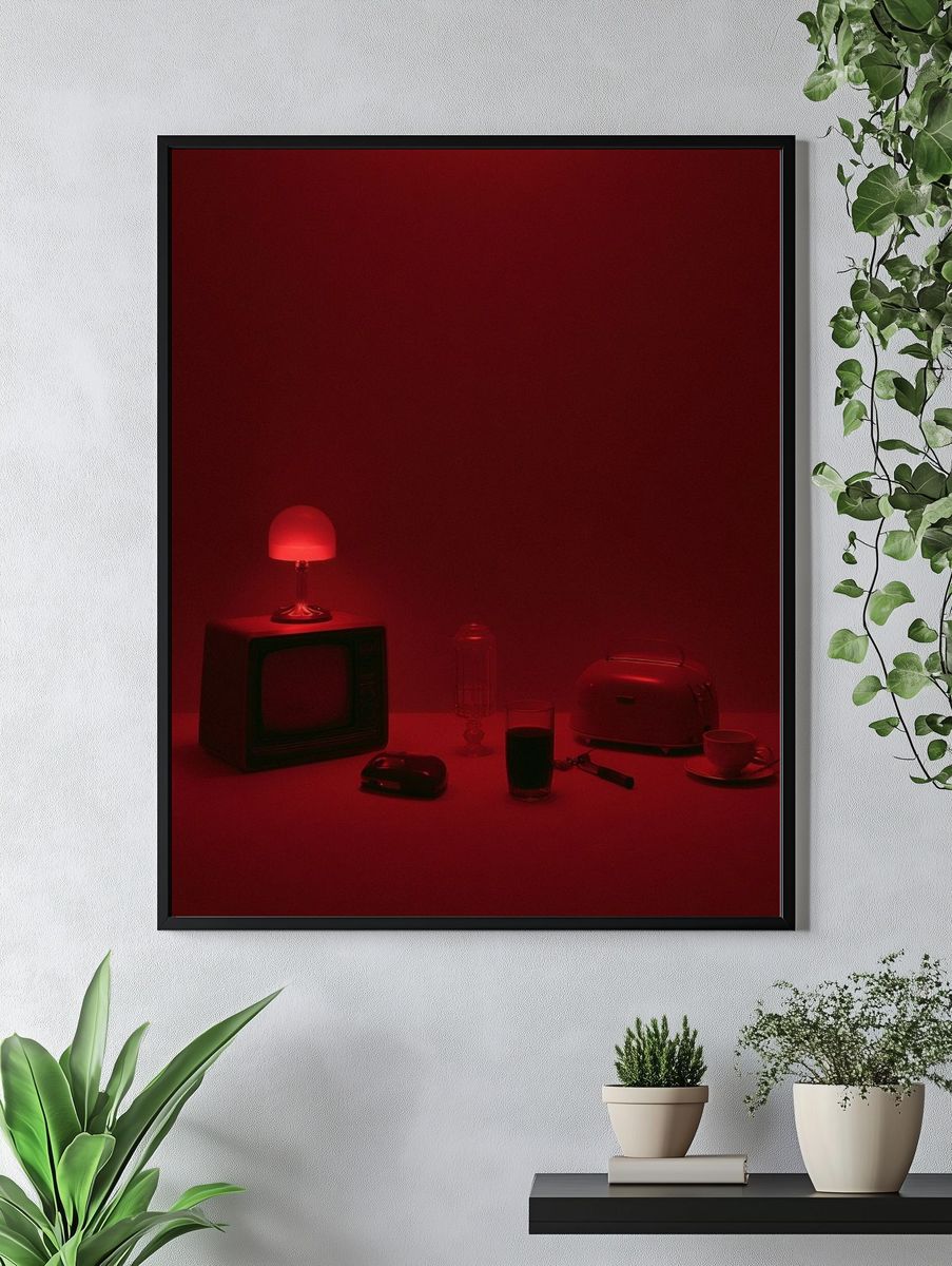 Red Still Life — Photography Print. — room view 4
