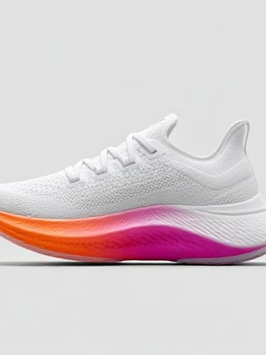 White Running Shoe Photography Poster. poster — photography art