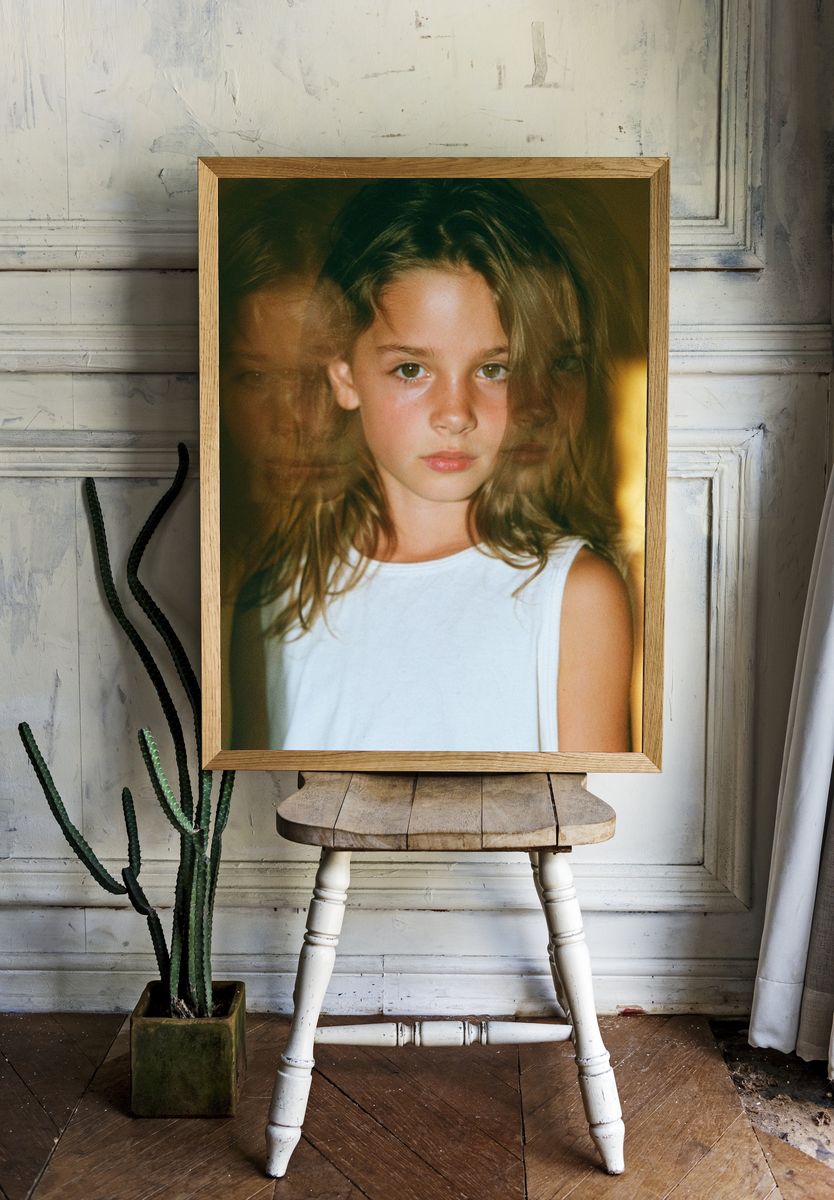 Dreamy Child Portrait Photography Poster. room preview