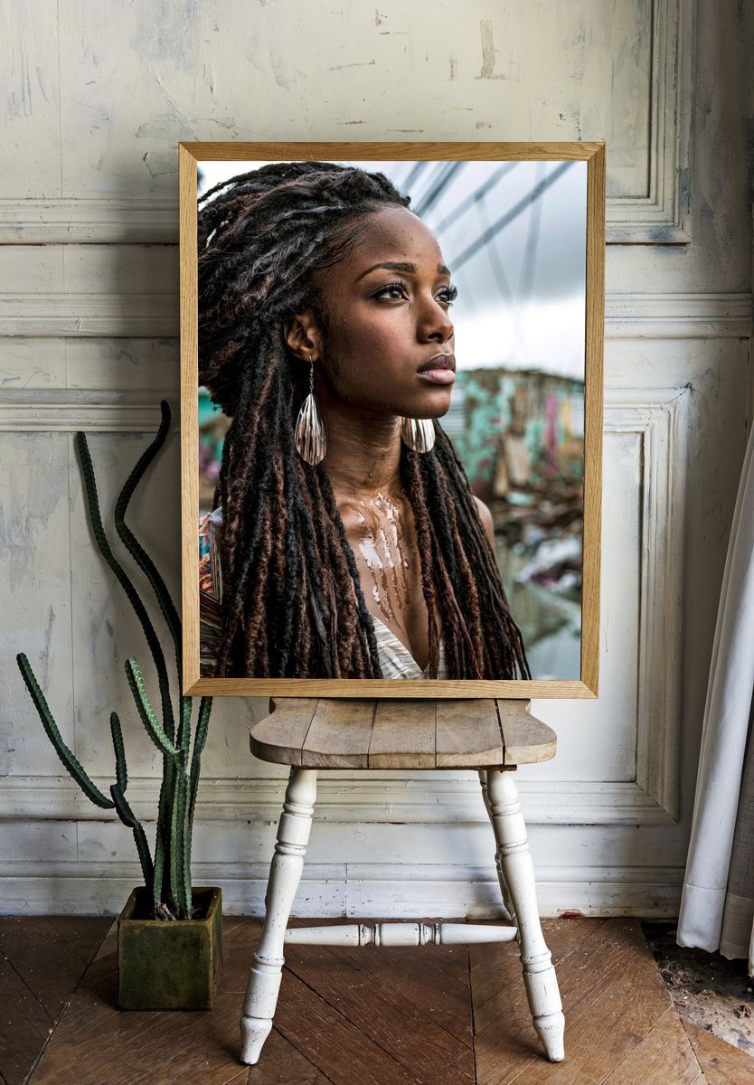Portrait of a Woman Photography Poster. room preview