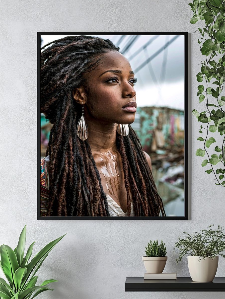 Portrait of a Woman Photography Poster. — room view 4