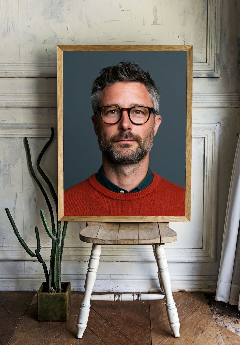 Modern Portrait Photography Poster. room preview