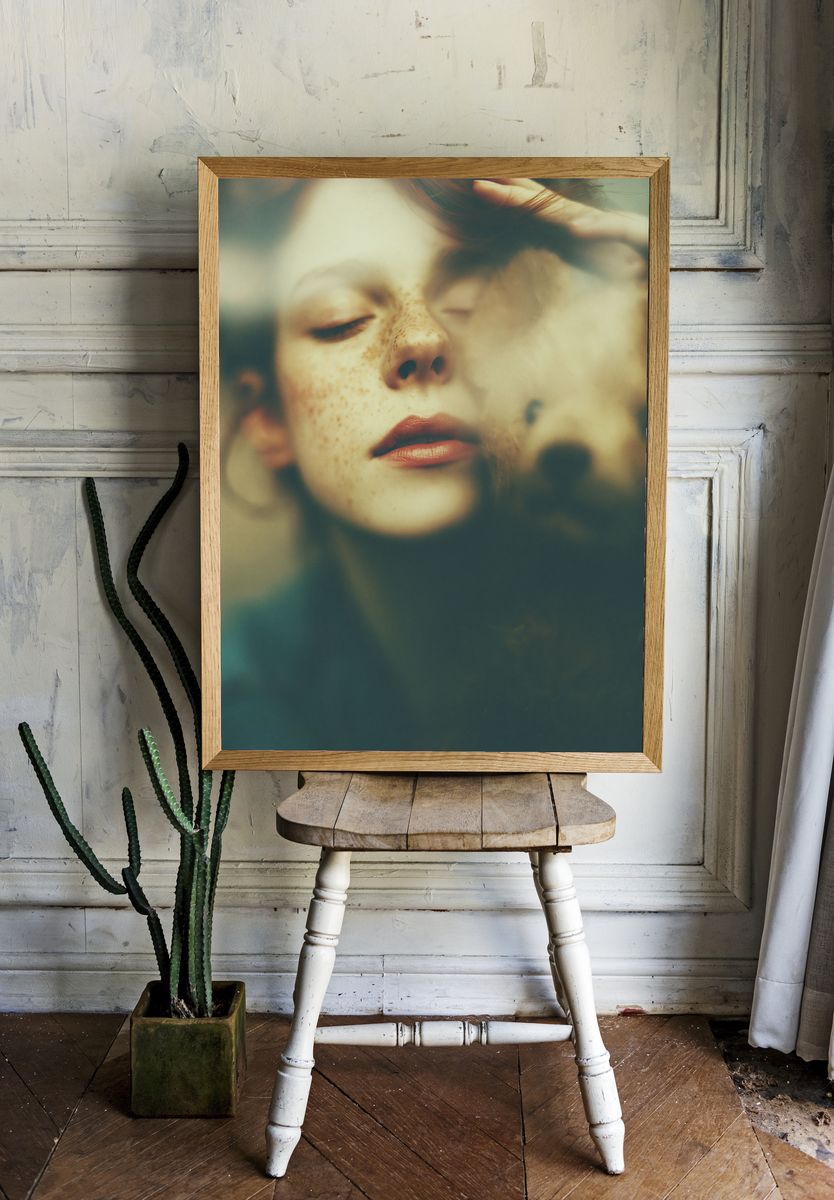 Dreamy Portrait Photography Poster. — room view 1