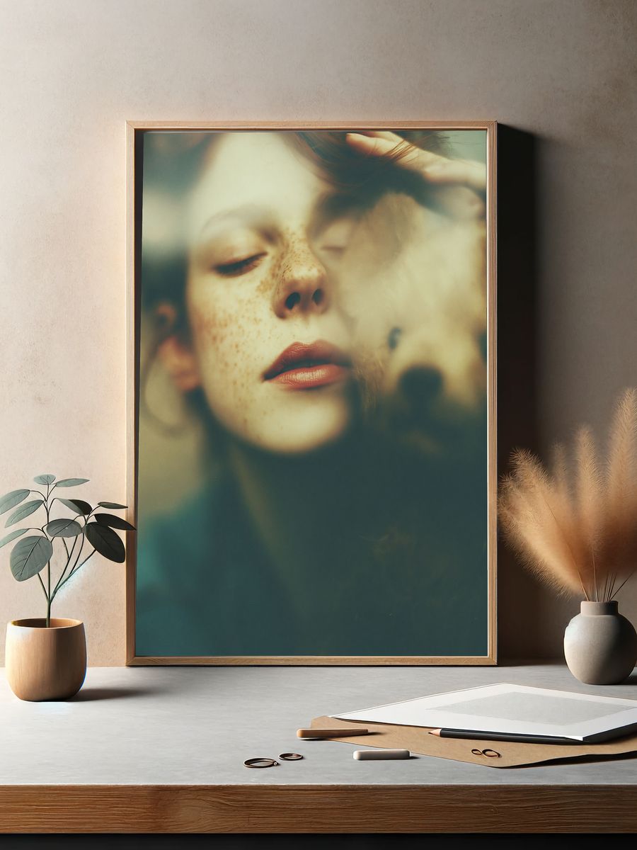 Dreamy Portrait Photography Poster. — room view 2
