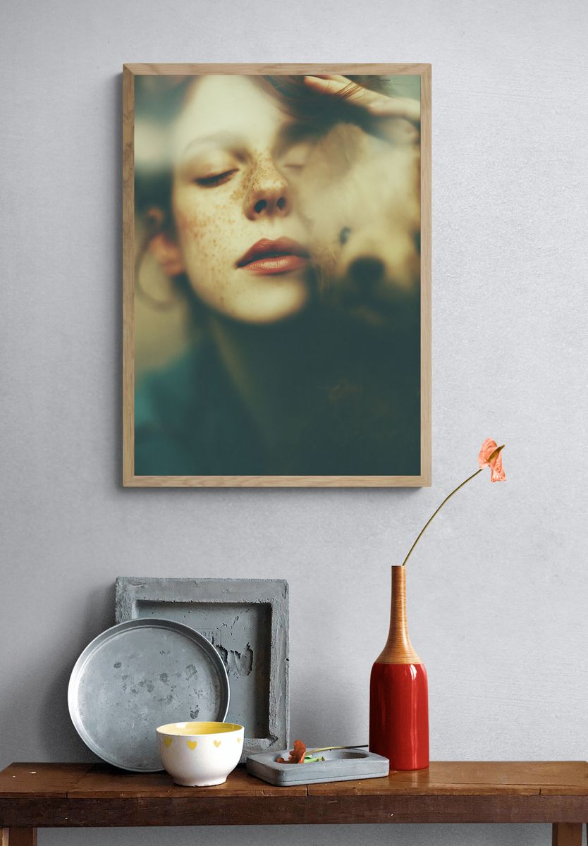 Dreamy Portrait Photography Poster. — room view 3