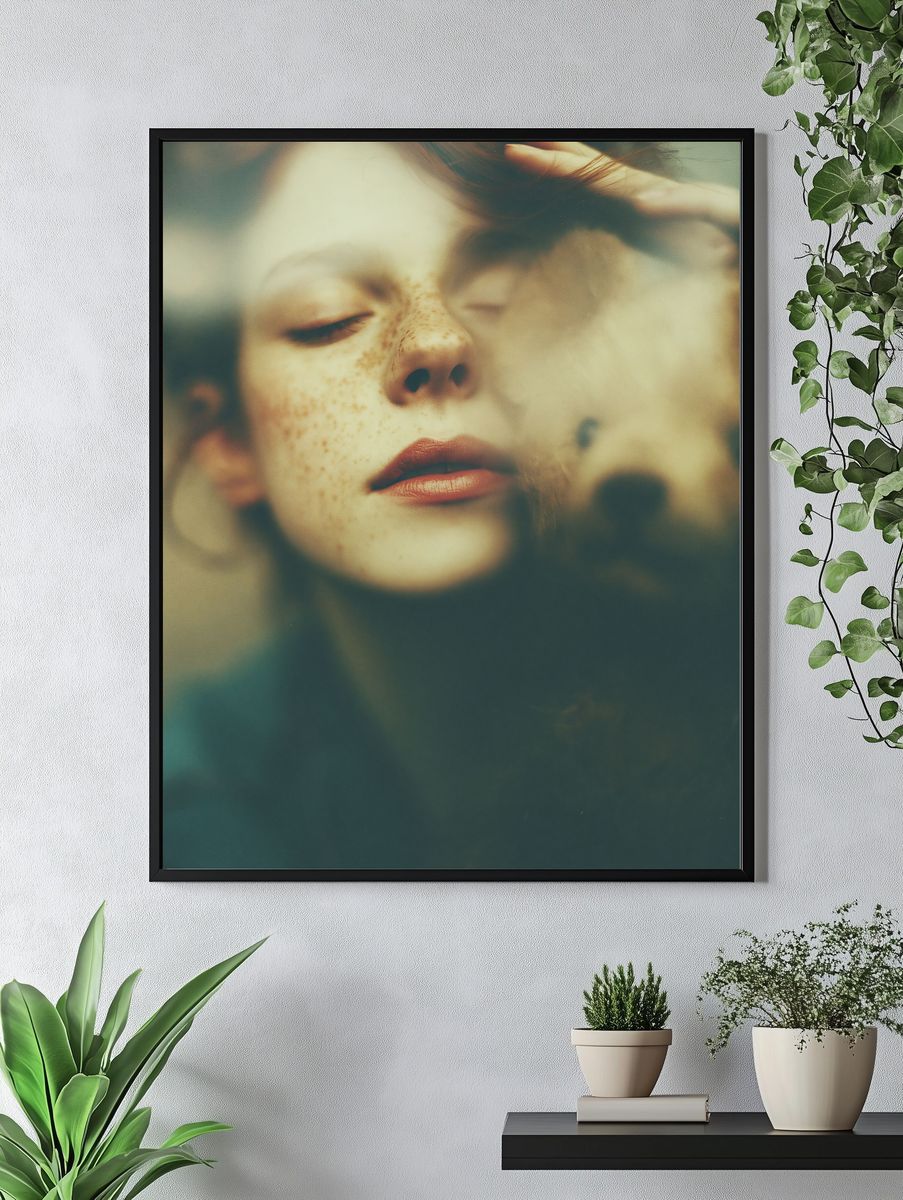 Dreamy Portrait Photography Poster. — room view 4