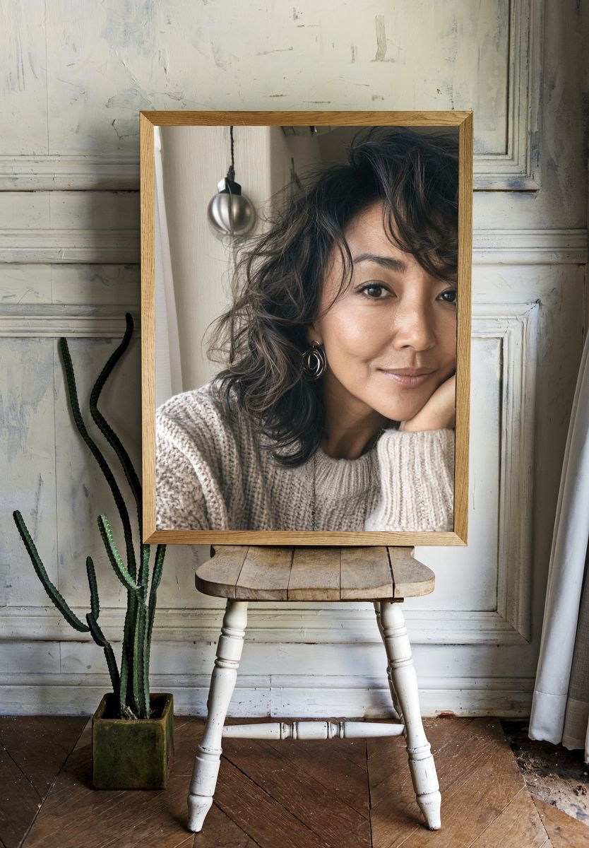 Cozy Portrait Photography Poster. room preview