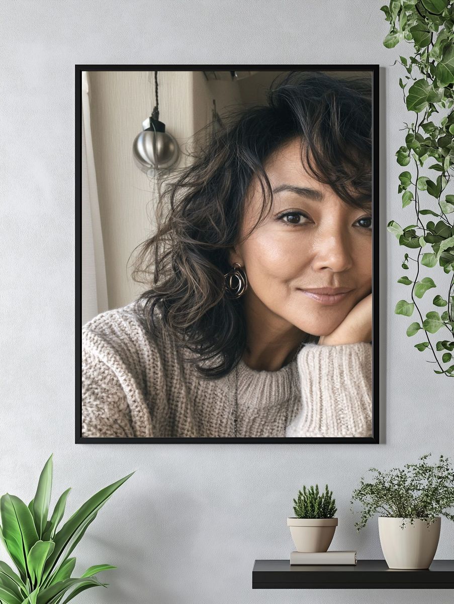 Cozy Portrait Photography Poster. — room view 4
