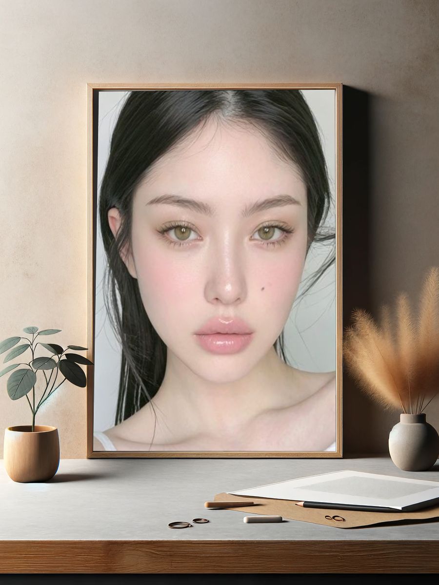Soft Portrait Photography Poster. — room view 2