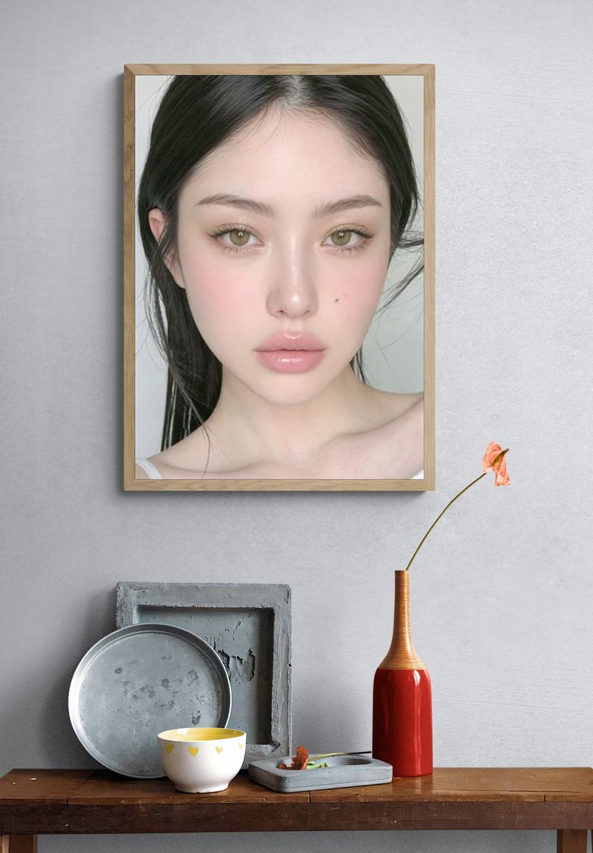 Soft Portrait Photography Poster. — room view 3