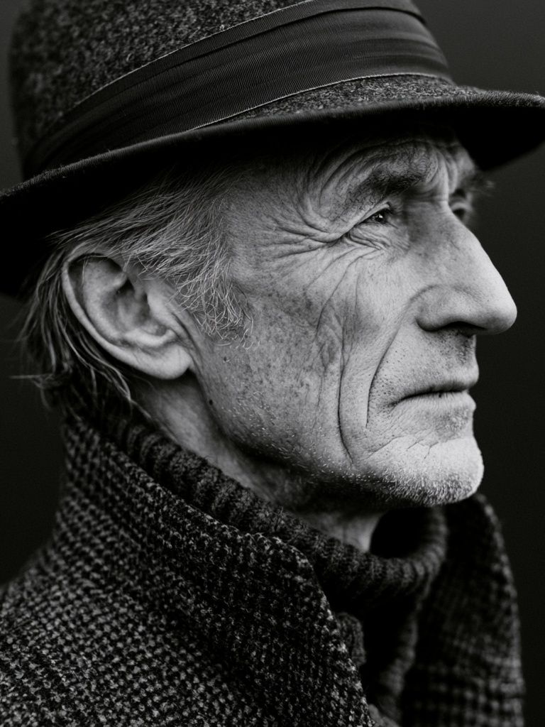 Elderly Man Portrait Photography Poster. poster detail